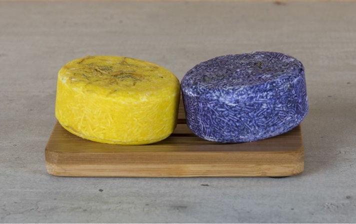 Zeephouder van Bamboe voor twee Shampoo Bars of Zeep