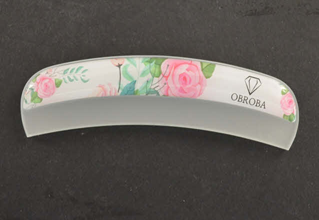 Nagelvijl Curved met handgreep - Roses