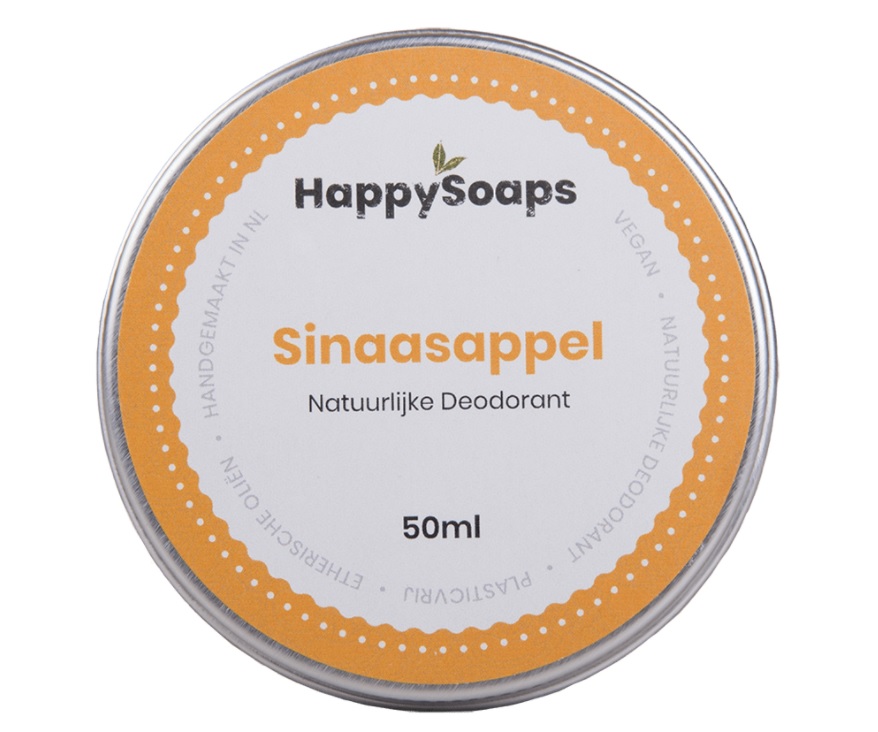 Happy Soaps Natuurlijke Deodorant - Sinaasappel