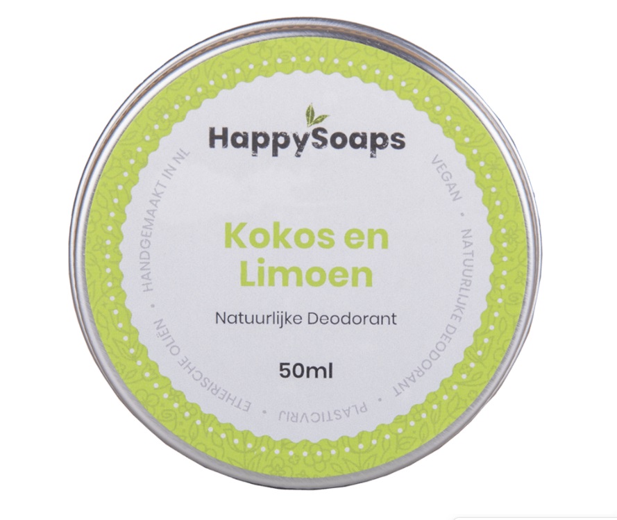 Happy Soaps Natuurlijke Deodorant - Kokos en Limoen