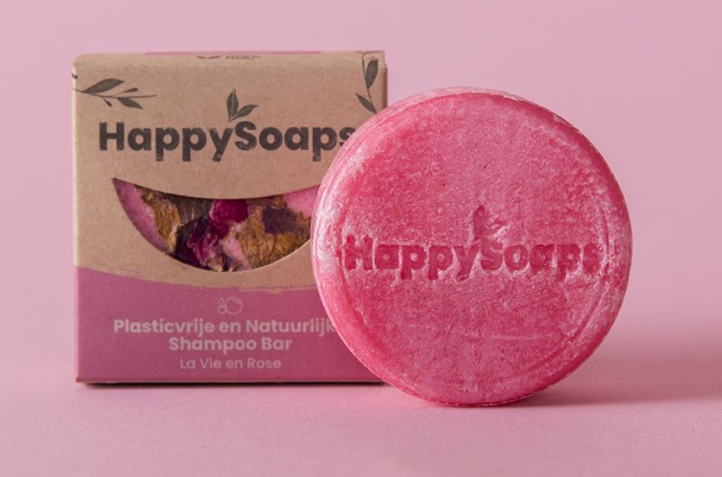 Happy Soaps Shampoo Bar - La Vie en Rose