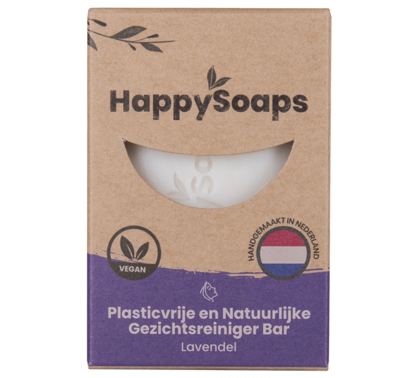 Happy Soaps Gezichtsreiniger Bar - Lavendel