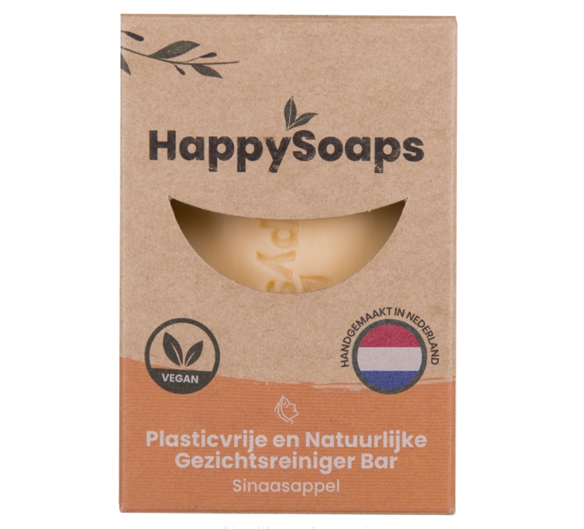 Happy Soaps Gezichtsreiniger Bar - Sinaasappel