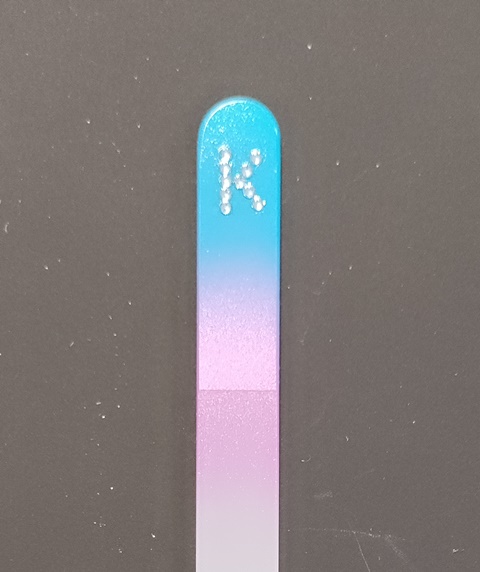 Nagelvijl K, Blauw/Roze