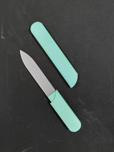 Nagelvijl met Turquoise Hard Case - Duurzame Glazen Nagelvijl