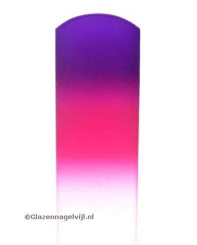 Glazen Voetvijl, paars/roze