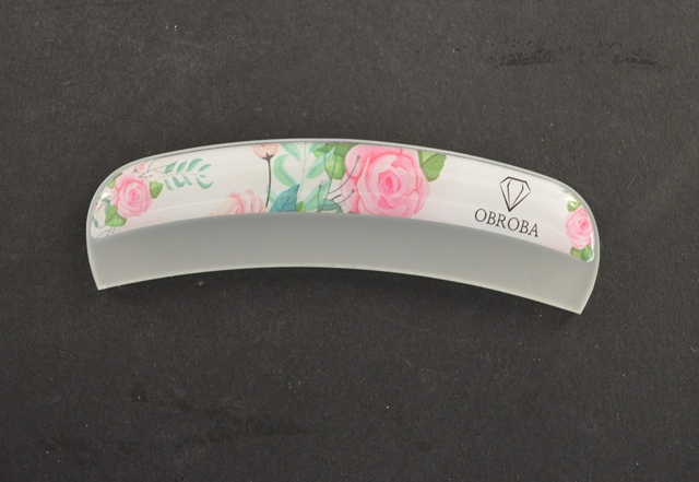 Nagelvijl Curved met handgreep - Roses