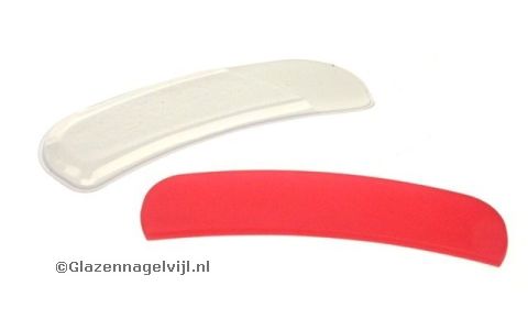 Nagelvijl Curved - Rood