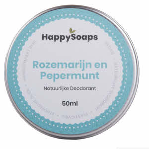 Happy Soaps Natuurlijke Deodorant - Rozemarijn en Pepermunt