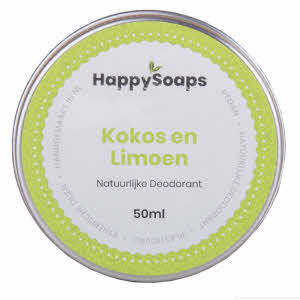 Happy Soaps Natuurlijke Deodorant - Kokos en Limoen
