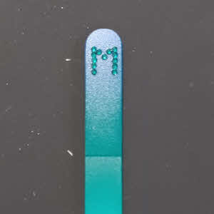 Nagelvijl M, Blauw/Groen