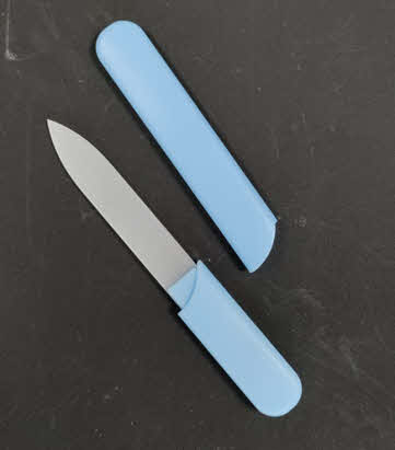 Nagelvijl met Blauw Hard Case - Duurzame Glazen Nagelvijl