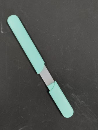 Nagelvijl met Turquoise Hard Case - Duurzame Glazen Nagelvijl