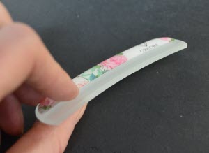 Nagelvijl Curved met handgreep - Roses