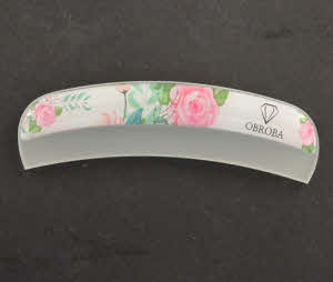 Nagelvijl Curved met handgreep - Roses