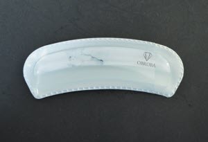 Nagelvijl Curved met handgreep - Marmer