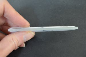 Nagelvijl Curved met handgreep - Marmer