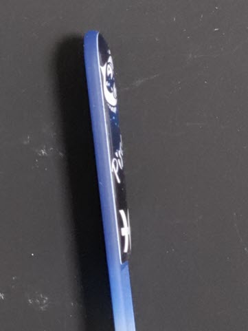 Glazen Nagelvijl Vissen - Donkerblauw met 3D Sterrenbeeld