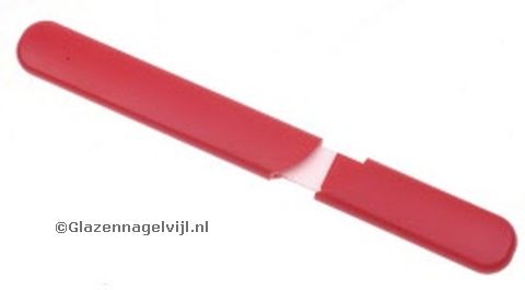 Nagelvijl met Hard Case - Rood